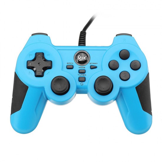 BTP-2163X Wired Vibration Gamepad for PC PS3 TV Android Mobile Phone