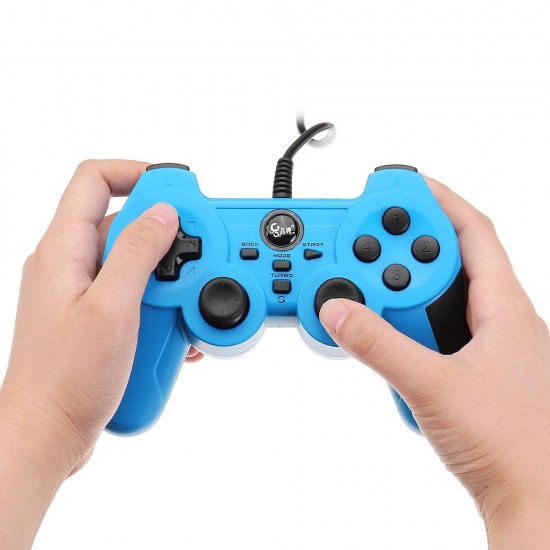 BTP-2163X Wired Vibration Gamepad for Steam PC PS3 TV Android Mobile Phone Game Controller for FIFA Online 3
