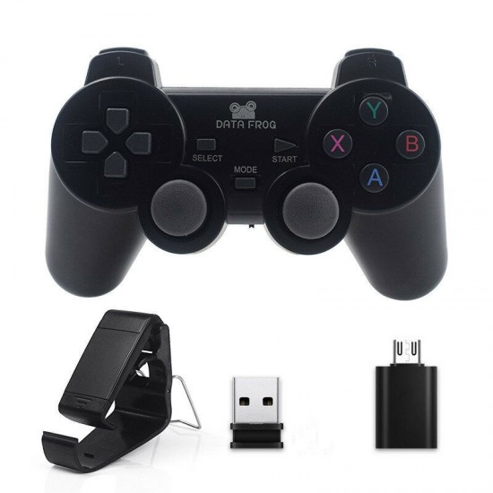 208 Wireless Bluetooth 2.4G Gamepad Ergonomic Joystick Game Controller for PS3 Android Phone TV Box