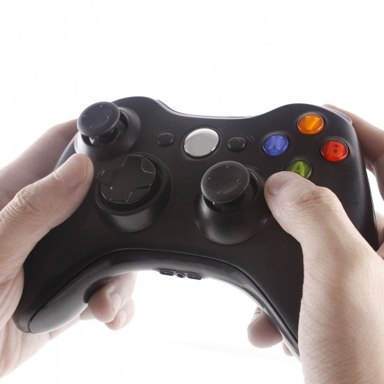 2.4GHz Wireless Conjoined Cross Key Rechargeable Game Controller Joystick Gamepad for Xbox 360 PS3 2.4GHz Wireless Conjoined Cross Key Rechargeable Game Controller Joystick Gamepad for Xbox 360 PS3