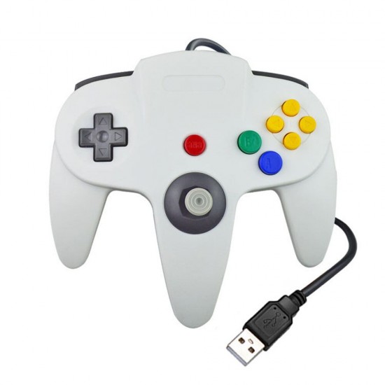 Classic Retro USB Wired Game Controller Gamepad Gaming Joypad for Windows PC Mac