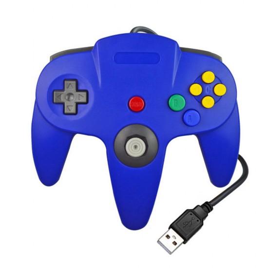 Classic Retro USB Wired Game Controller Gamepad Gaming Joypad for Windows PC Mac