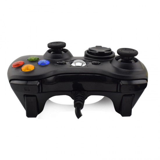 USB Wired Gamepad for Windows 7/8/10 Game Controller with Adjustable Vibration Feedback