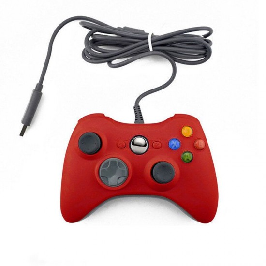 USB Wired Gamepad for Windows 7/8/10 Game Controller with Adjustable Vibration Feedback