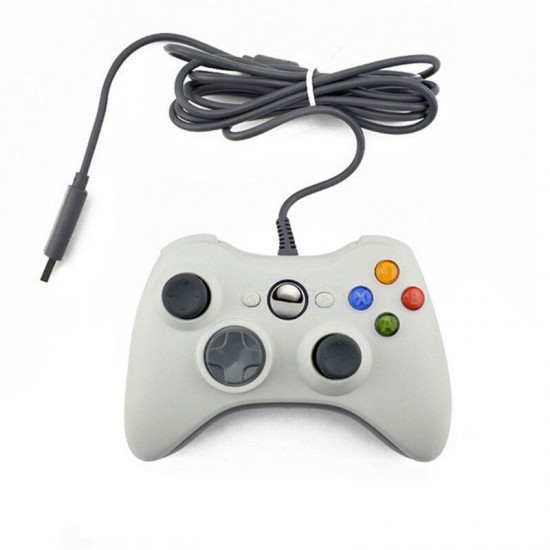 USB Wired Gamepad for Windows 7/8/10 Game Controller with Adjustable Vibration Feedback