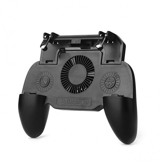 S8-SR PUBG Game Controller Gamepad Trigger Shooter for PUBG Mobile Game with Rear Fan for Android iOS Phones