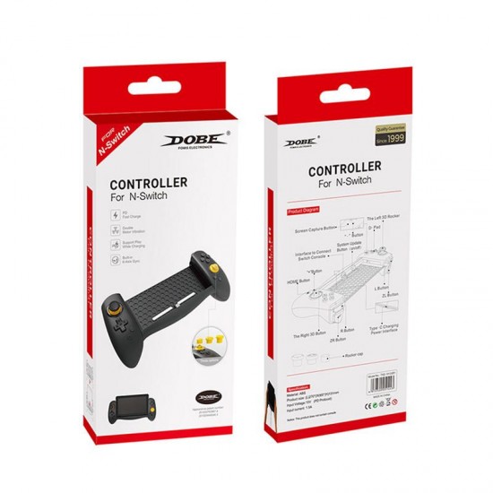 TNS-18133B1 Grip Handle Non-Slip Bracket Holder Controller for Nintendo Switch Game Console
