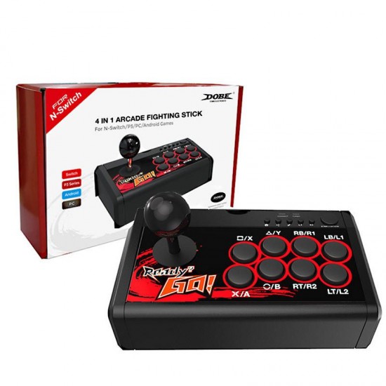 TNS-19059 Arcade Fighting Joystick Game Controller for Nintendo Switch PS3 PC Android Mobile Phone Tablets