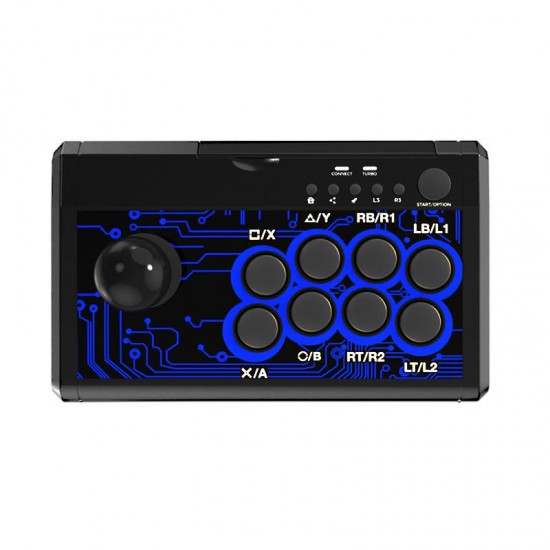 TP4-1886 7 in 1 Retro Arcade Fighting Analog Stick Game Controller Joystick Rocker for Switch PS4 PS3 for XBox One/360 PC Android Games