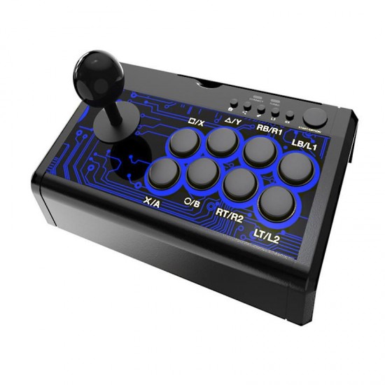 TP4-1886 7 in 1 Retro Arcade Fighting Analog Stick Game Controller Joystick Rocker for Switch PS4 PS3 for XBox One/360 PC Android Games