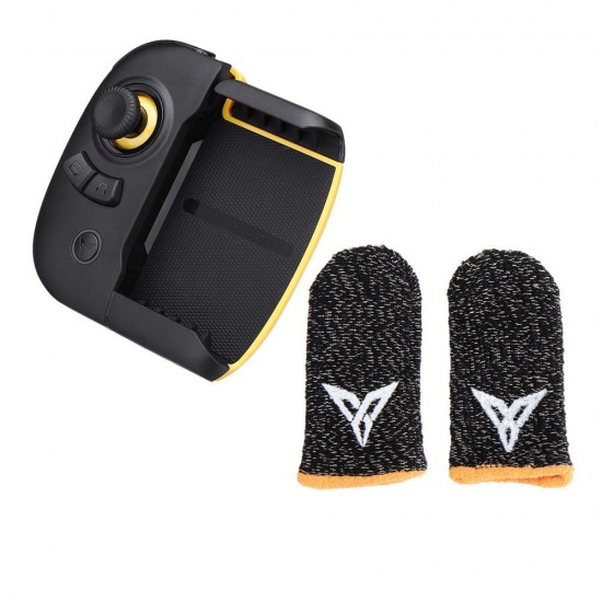 Wasp 2 bluetooth Gamepad with Behive Black&yellow Finger Gloves for iOS Android PUBG Mobile Games Wasp 2 bluetooth Gamepad with Behive Black&yellow Finger Gloves for iOS Android PUBG Mobile Games