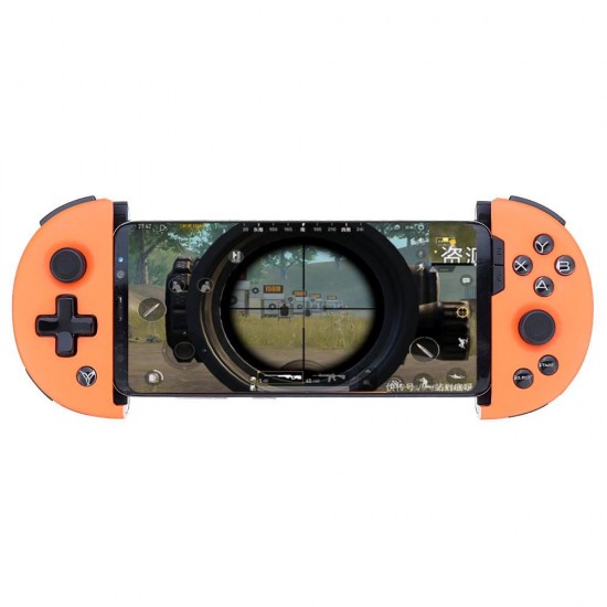 bluetooth Wireless Flashplay 6-axis Adjustable Gamepad Game Controller for PUBG for IOS Android English Version