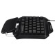 G92 Single Hand RGB LED Backlit Gaming Keyboard 35 Keys Keypad Mouse for PUBG LOL Dota Games