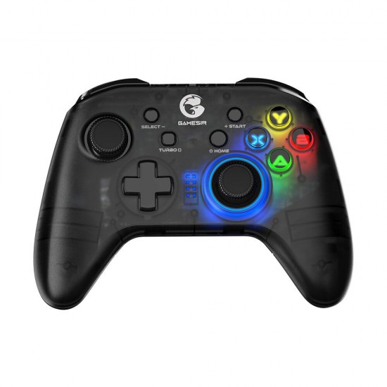 T4 Pro 2.4GHz bluetooth Wireless Game Controller 6 Axis Gyro Realtime Feedback Gamepad for iOS Android PC Switch