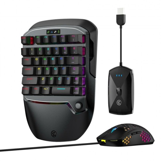 VX2 AimSwitch Single Hand Mechanical Keyboard Gaming Mouse Gamepad Converter for Xbox One PS4 PS3 for Nintendo Switch for Windows PC VX2 AimSwitch Single Hand Mechanical Keyboard Gaming Mouse Gamepad Converter for Xbox One PS4 PS3 for Nintendo Switch for Windows PC