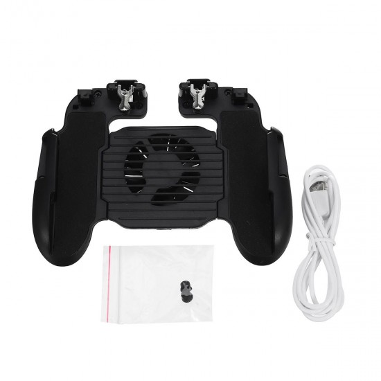 Gamepad Controller Joystick Cooling Fan Bracket Holder for PUBG Mobile Game for IOS Android Phone Gamepad Controller Joystick Cooling Fan Bracket Holder for PUBG Mobile Game for IOS Android Phone