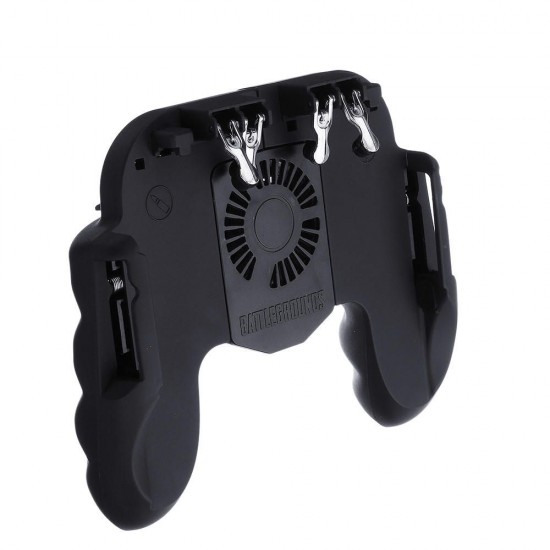 H9 Six Fingers SR Cooling Fan Gamepad Controller Cooler for iPhone Android Mobile Phone for PUBG Games Without Battery