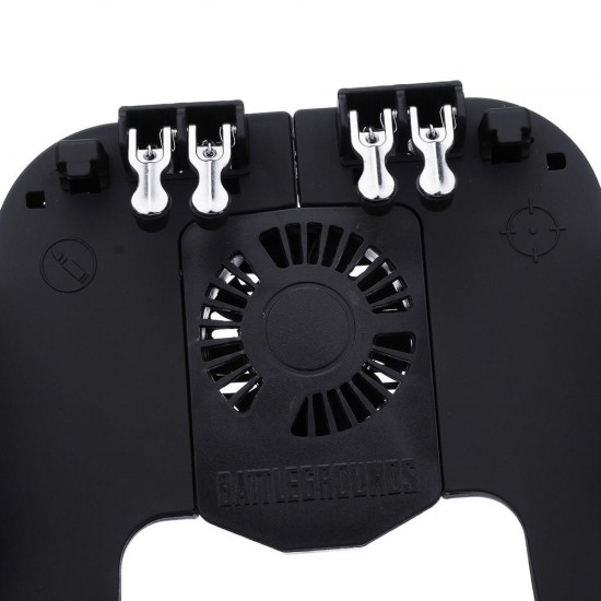 H9 Six Fingers SR Cooling Fan Gamepad Controller Cooler for iPhone Android Mobile Phone for PUBG Games Without Battery H9 Six Fingers SR Cooling Fan Gamepad Controller Cooler for iPhone Android Mobile Phone for PUBG Games Without Battery