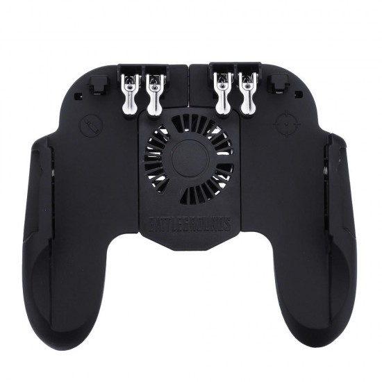 H9 Six Fingers SR Cooling Fan Gamepad Controller Cooler for iPhone Android for PUBG Games Buil-in Battery H9 Six Fingers SR Cooling Fan Gamepad Controller Cooler for iPhone Android for PUBG Games Buil-in Battery