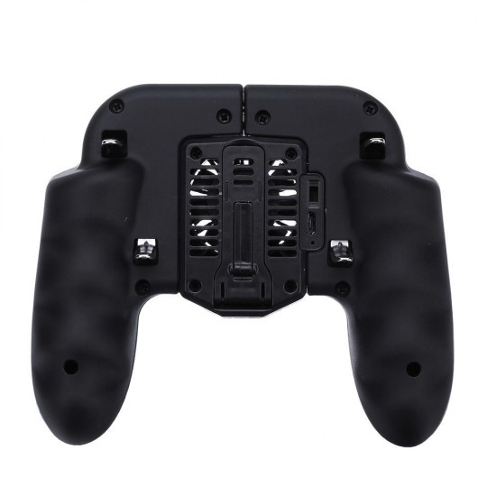H9 Six Fingers SR Cooling Fan Gamepad Controller Cooler for iPhone Android for PUBG Games Buil-in Battery