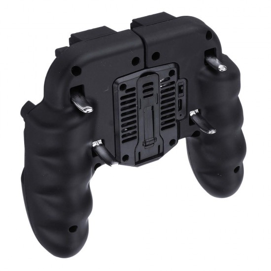 H9 Six Fingers SR Cooling Fan Gamepad Controller Cooler for iPhone Android for PUBG Games Buil-in Battery H9 Six Fingers SR Cooling Fan Gamepad Controller Cooler for iPhone Android for PUBG Games Buil-in Battery
