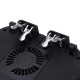 H9 Six Fingers SR Cooling Fan Gamepad Controller Cooler for iPhone Android for PUBG Games Buil-in Battery