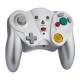 HY-5201 2.4G Wireless Gamepad Joypad for Nintendo Gamecube NGC Vibration Clear Joystick Game Controller for Nintendo Wii Game Console