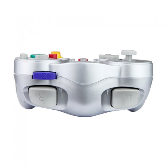 HY-5201 2.4G Wireless Gamepad Joypad for Nintendo Gamecube NGC Vibration Clear Joystick Game Controller for Nintendo Wii Game Console