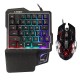 K7 RGB LED Backlit Gaming Keyboard 35 Keys Single Hand Gaming Keyboard Mouse for PUBG Mobile Games K7 RGB LED Backlit Gaming Keyboard 35 Keys Single Hand Gaming Keyboard Mouse for PUBG Mobile Games