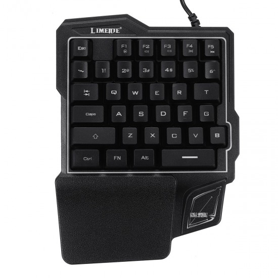 K7 RGB LED Backlit Gaming Keyboard 35 Keys Single Hand Gaming Keyboard Mouse for PUBG Mobile Games K7 RGB LED Backlit Gaming Keyboard 35 Keys Single Hand Gaming Keyboard Mouse for PUBG Mobile Games