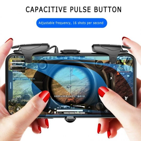 Gamepad Joystick Smartphone Game Trigger Controller Button Shooter Controller Gamepad For iPhone XS 11Pro Mi10 Huawei P30 P40 Pro