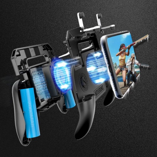 S9 Mobile Game Controller For PUBG Triggers Joystick Gamepad With Cooling Fan For iPhone XS 11Pro Huawei P30 P40 MI10 OnePlus 8Pro