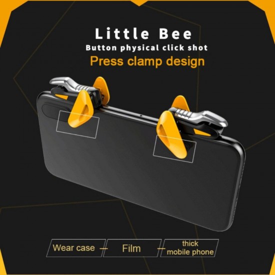 Little Bee Game Trigger Joystick Gamepad Fast Shooting Button Controller For PUBG Little Bee Game Trigger Joystick Gamepad Fast Shooting Button Controller For PUBG
