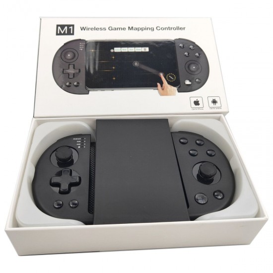 M1 bluetooth 4.0 Gamepad Telescopic Stretchable Game Controller for iOS Android PUBG Mobile Game 3.5-6.3 inch M1 bluetooth 4.0 Gamepad Telescopic Stretchable Game Controller for iOS Android PUBG Mobile Game 3.5-6.3 inch