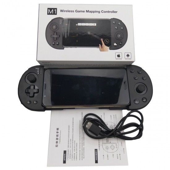 M1 bluetooth 4.0 Gamepad Telescopic Stretchable Game Controller for iOS Android PUBG Mobile Game 3.5-6.3 inch M1 bluetooth 4.0 Gamepad Telescopic Stretchable Game Controller for iOS Android PUBG Mobile Game 3.5-6.3 inch