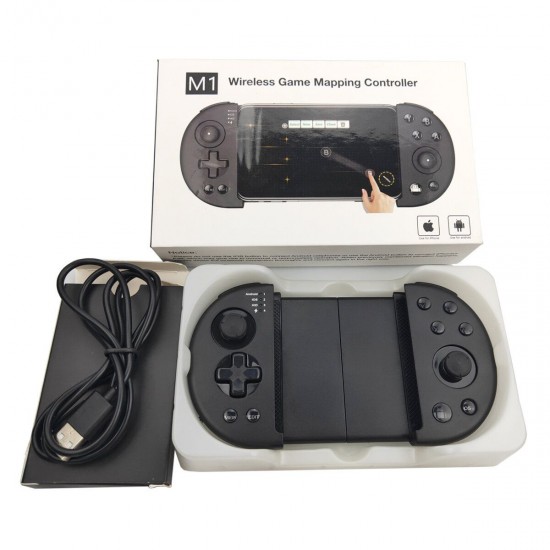 M1 bluetooth 4.0 Gamepad Telescopic Stretchable Game Controller for iOS Android PUBG Mobile Game 3.5-6.3 inch