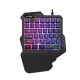 Mechanical Keyboard Left Hand Game Keypad Mouse for Game LOL Dota for PUBG Games