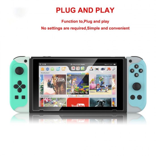 NS191 Switch bluetooth Handle Mini Gamepad Dual Burst Gaming Joystick with Screen Shot Vibration