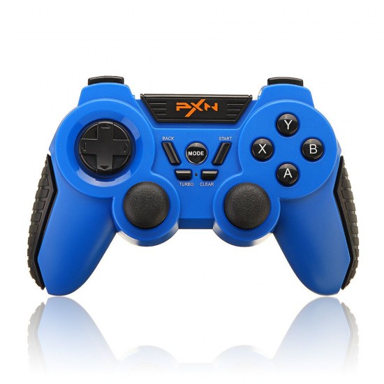 8663 Wired bluetooth Vibration Gamepad with Phone Clip for TV PC Tablet Android Mobile Phone