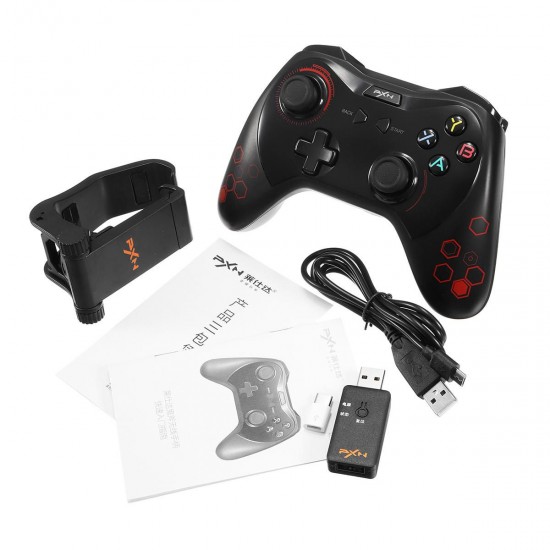 PXN-9606 bluetooth 4.0 Rechargeable Gamepad with Mobile Phone Clip Android Mapping Activator PXN-9606 bluetooth 4.0 Rechargeable Gamepad with Mobile Phone Clip Android Mapping Activator