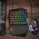 Portable Mini One Handed Gaming Keyboard RGB Backlit 35 Keys Gaming Keypad for PC Mobile Phone 35 Keys Mechanical keyboard Portable Mini One Handed Gaming Keyboard RGB Backlit 35 Keys Gaming Keypad for PC Mobile Phone 35 Keys Mechanical keyboard