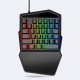 Portable Mini One Handed Gaming Keyboard RGB Backlit 35 Keys Gaming Keypad for PC Mobile Phone 35 Keys Mechanical keyboard Portable Mini One Handed Gaming Keyboard RGB Backlit 35 Keys Gaming Keypad for PC Mobile Phone 35 Keys Mechanical keyboard