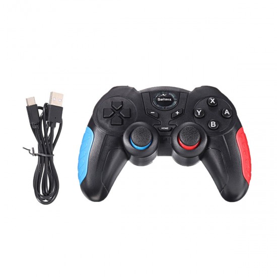 STK-7024S bluetooth Wireless Dual Vibration Game Controller for Nintendo Switch Six-axis Gyroscope Gamepad for PC Laptop Smart TV Box Android Mobile Phone