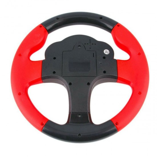 Simulation Steering Wheel with Light Copilots Pretend Play Driver Without Base Gamepad