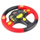 Simulation Steering Wheel with Light Copilots Pretend Play Driver Without Base Gamepad