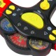 Simulation Steering Wheel with Light Copilots Pretend Play Driver Without Base Gamepad