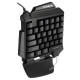 Single Hand Gaming Metal Keyboard Backlit Game Keypad for PUBG Mobile Games Single Hand Gaming Metal Keyboard Backlit Game Keypad for PUBG Mobile Games