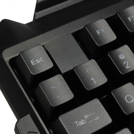 Single Hand Gaming Metal Keyboard Backlit Game Keypad for PUBG Mobile Games