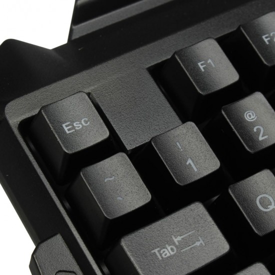 Single Hand Gaming Metal Keyboard Backlit Game Keypad for PUBG Mobile Games Single Hand Gaming Metal Keyboard Backlit Game Keypad for PUBG Mobile Games