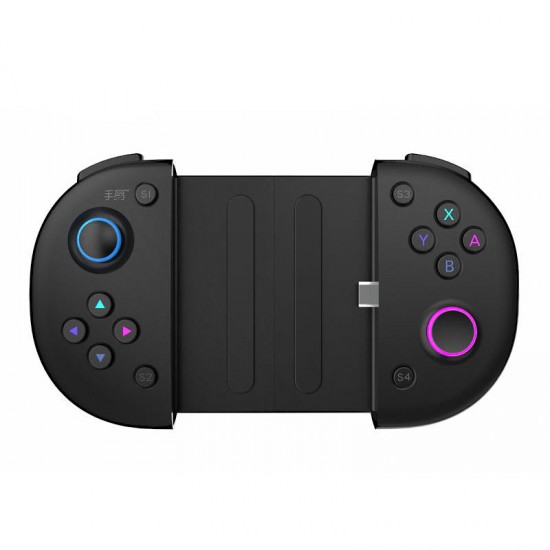 Telescope Game Controller with Type-C Fast Charging Gamepad Joystick for Android PUBG Mobile Games Plug and Play